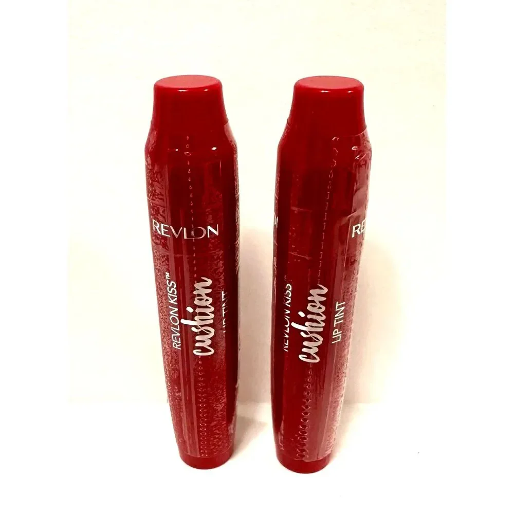2x Revlon Kiss Cushion Lip Tint #260 Crimson Feels Bundle of 2 NEW Sealed